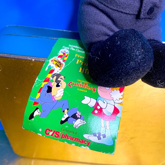 FROSTY THE SNOWMAN VTG 90’s PROFESSOR HINKLE COLLECTIBLE CVS PLUSH 7” w/TAG - Picture 8 of 9